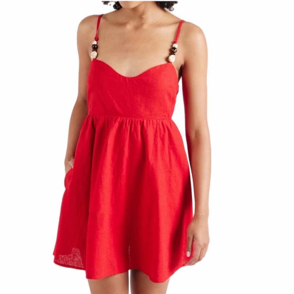 Abercrombie & Fitch Beaded Sweetheart Babydoll Skort XS